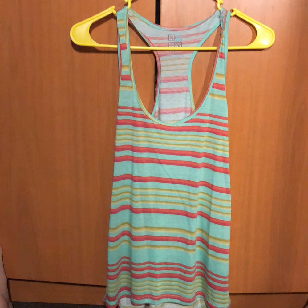 Nolie Racer Back striped tank top
